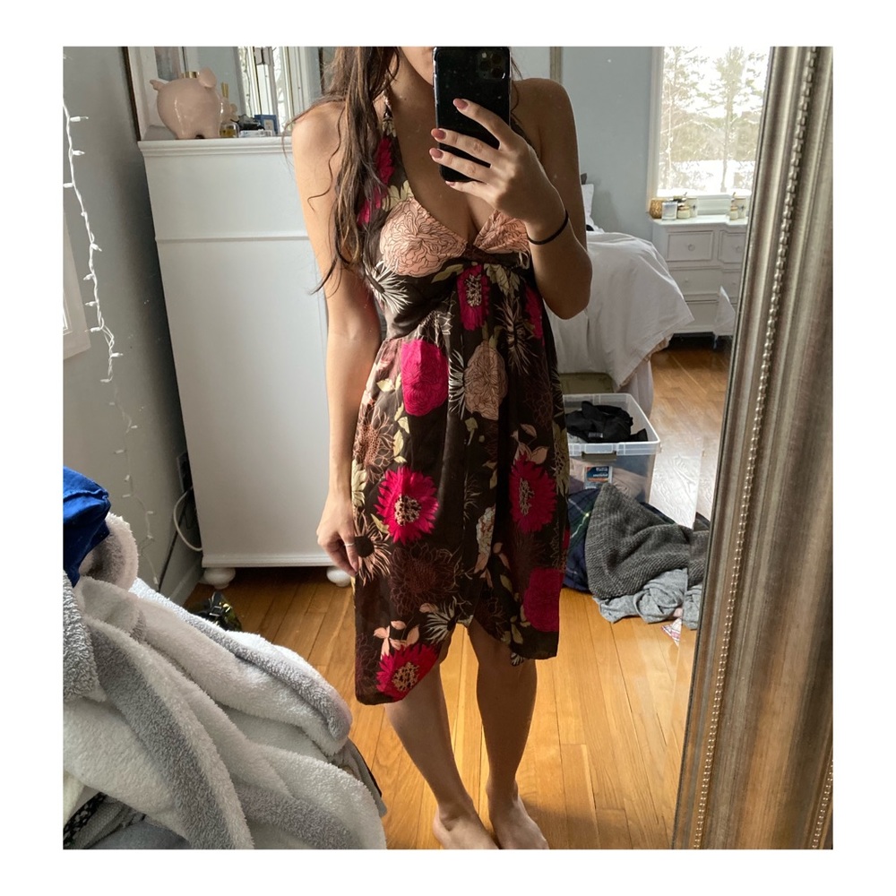 mid length halter dress